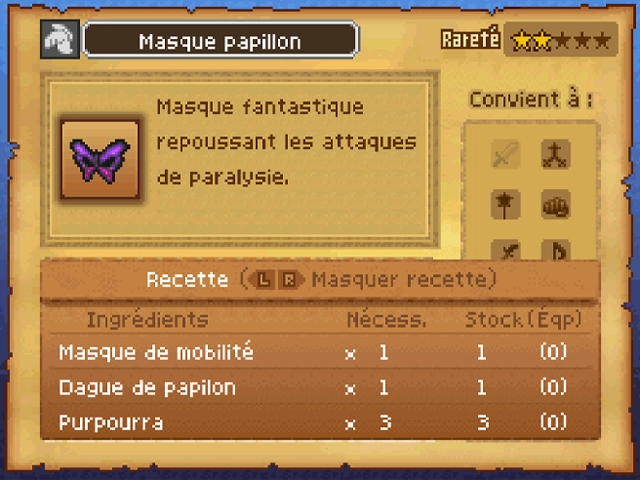 Quête : Le masque démasqué